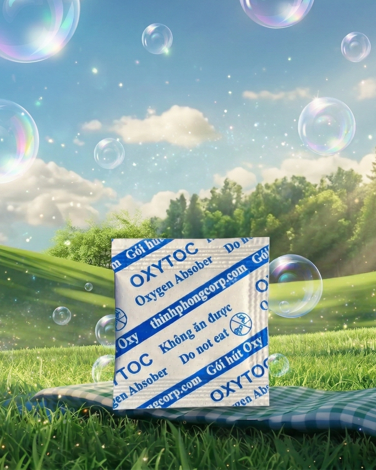 Silica Gel trong túi áo